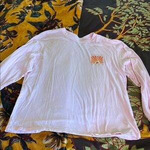 Pink Long Sleeve Shirt with Graphic